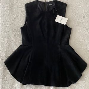 Theory Suede Swing Top
